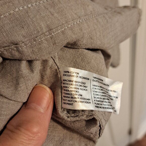 U.S. Polo Assn. Gray NWT Men's Button Oxford Shirt - Picture 7 of 10